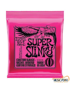 ERNIE BALL ELECTRIC GUITAR STRINGS SET - .009-.042 CUSTOM GAUGE