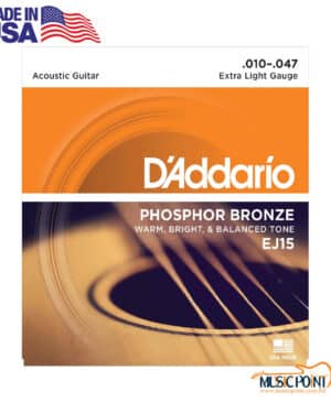 Original Phosphor Bronze Extra Light Acoustic Guitar Strings - EJ15