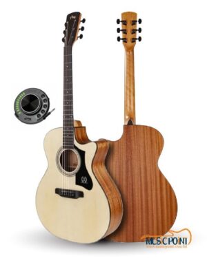 Tyma TG1-EQ Semi Electric Guitar (Natural)