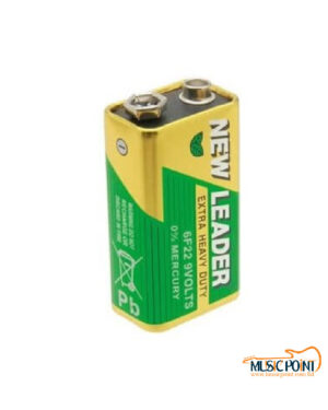 New Leader 9V Battery Extra Heavy Duty 0% Mercury